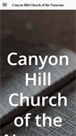 Mobile Screenshot of canyonhill.org